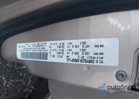 2013 Chrysler Town & Country Touring from USA, damaged, VIN 2C4RC1BG9DR576891